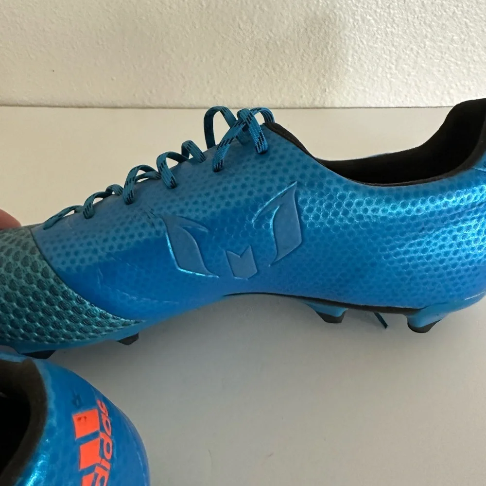 adidas‎ Messi 16.2 FG/AG Shock Blue/Matte Silver/Core Black Size 11.5